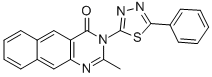 CAS#: 82828-69-1, 3-(5-Phenyl-1,3,4-Thiadiazol-2-Yl)-2-Methylbenzo[g]Quinazolin-4(3H)-One