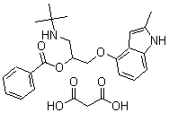 CAS#: 82857-38-3, Bopindolol malonate
