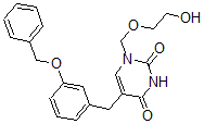 CAS 登录号:82857-75-8, 5-(3-苄氧基苄基)-1-(2'-羟基乙氧基甲基)尿嘧啶