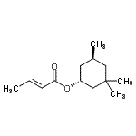 CAS#: 828912-44-3, (1R,5S)-3,3,5-Trimethylcyclohexyl (2E)-2-butenoate