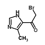 CAS 登录号：82982-54-5， 2-溴-1-(4-甲基-1H-咪唑-5-基)乙酮