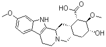 CAS 登录号：83-60-3， 利舍平酸