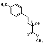 CAS 登录号:830319-51-2, 甲基(3E)-2-羟基-4-(4-甲基苯基)-3-丁烯酸酯