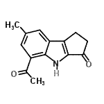 CAS#: 830347-28-9, 5-Acetyl-7-methyl-1,4-dihydrocyclopenta[b]indol-3(2H)-one