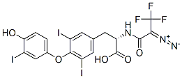 CAS#: 83093-58-7, N-(2-Diazo-3,3,3-Trifluoro-1-Oxopropyl)-O-(4-Hydroxy-3-Iodophenyl)-3,5-Diiodo-L-Tyrosine