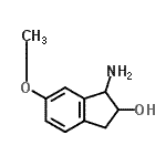 CAS 登录号：831191-90-3， 1-氨基-6-甲氧基-2-茚满醇