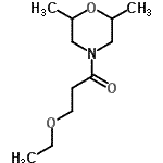 CAS#: 831216-81-0, 1-(2,6-Dimethyl-4-morpholinyl)-3-ethoxy-1-propanone