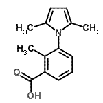 CAS#: 83141-00-8, 3-(2,5-Dimethyl-1H-pyrrol-1-yl)-2-methylbenzoic acid