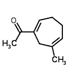 CAS#: 83167-86-6, 1-(6-Methyl-1,5-cycloheptadien-1-yl)ethanone