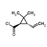 CAS#: 83190-39-0, (1R,3R)-2,2-Dimethyl-3-vinylcyclopropanecarbonyl chloride