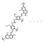 CAS#: 83221-55-0, Potassium sodium hydrogen 5,5'-{carbonylbis[imino(5-methoxy-2-sulfonato-4,1-phenylene)-2,1-diazenediyl]}bis(6-amino-4-hydroxy-2-naphthalenesulfonate) (1:1:2:1)