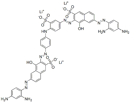 CAS#: 83221-68-5, Trilithium 6-[(2,4-Diaminophenyl)Azo]-3-[[4-[[4-[[7-[(2,4-Diaminophenyl)Azo]-1-Hydroxy-3-Sulphonato-2-Naphthyl]Azo]Phenyl]Amino]-3-Sulphonatophenyl]Azo]-4-Hydroxynaphthalene-2-Sulphonate