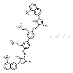 CAS#: 83249-31-4, Tetrasodium 2,2'-[(4,4'-bis{[5-imino-3-methyl-1-(8-sulfonato-2-naphthyl)-4,5-dihydro-1H-pyrazol-4-yl]diazenyl}-3,3'-biphenyldiyl)bis(oxy)]diacetate