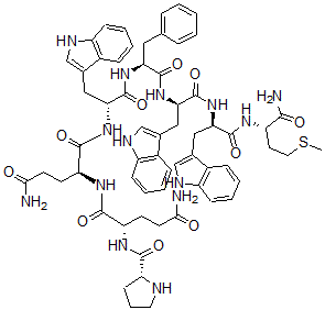 CAS 登录号：83334-92-3， 脯氨酰(4)-色氨酰(7,9,10)-物质 P (4-11)