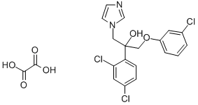 CAS#: 83337-98-8, alpha-((3-Chlorophenoxy)Methyl)-alpha-(2,4-Dichlorophenyl)-1H-Imidazole-1-Ethanol Ethanedioate Salt