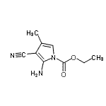 CAS#: 83362-02-1, Ethyl 2-amino-3-cyano-4-methyl-1H-pyrrole-1-carboxylate