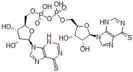 CAS#: 83385-99-3, P(1),P(2)-Bis(6-Mercaptopurine-9 beta-Ribofuranoside)-5'-Pyrophosphate