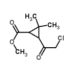 CAS#: 83391-85-9, Methyl 3-(chloroacetyl)-2,2-dimethylcyclopropanecarboxylate