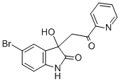 CAS#: 83393-50-4, 5-Bromo-3-Hydroxy-3-(2-Oxo-2-Pyridin-2-Yl-Ethyl)-1,3-Dihydro-Indol-2-One