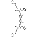 CAS#: 83399-84-2, 2,2'-[(3,3'-Dichloro-4,4'-biphenyldiyl)di-2,1-diazenediyl]bis(3-{[3-(cyclohexylamino)propyl]imino}-N-phenylbutanamide)