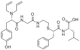 CAS#: 83420-94-4, N,N-Bis(allyl)-tyrosyl-glycyl-glycyl-psi-methylthio-phenylalanyl-leucine