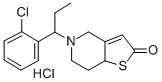 CAS#: 83427-64-9, 5-(1-(2-Chlorophenyl)Propyl)-5,6,7,7a-Tetrahydro-4H-Thieno[3,2-c]Pyridin-2-One Hydrochloride