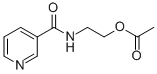 CAS#: 83440-03-3, N-[2-(Acetoxy)Ethyl]-3-Pyridinecarboxamide