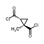CAS#: 83458-10-0, (1R,2R)-1-Methyl-1,2-cyclopropanedicarbonyl dichloride