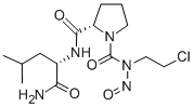 CAS 登录号：83472-40-6， 1-(((2-氯乙基)亚硝基氨基)羰基)-L-脯氨酰-L-亮氨酰胺