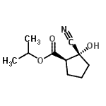 CAS#: 834886-18-9, Isopropyl (1R,2R)-2-cyano-2-hydroxycyclopentanecarboxylate