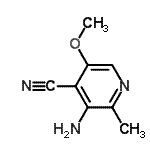 CAS#: 83537-58-0, 3-Amino-5-methoxy-2-methylisonicotinonitrile