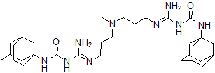 CAS 登录号：83539-21-3， 1,7-二((1-金刚烷基)氨基甲酰胍基)-4-甲基-4-氮杂庚烷