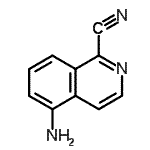 CAS#: 83562-16-7, 5-Amino-1-isoquinolinecarbonitrile