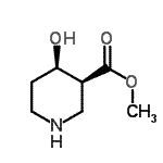 CAS#: 83563-72-8, Methyl (3S,4R)-4-hydroxy-3-piperidinecarboxylate