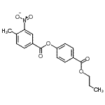CAS 登录号：83573-57-3， 4-(丙氧羰基)苯基4-甲基-3-硝基苯甲酸酯