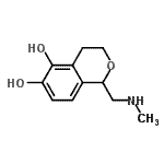 CAS#: 83694-57-9, 1-[(Methylamino)methyl]-3,4-dihydro-1H-isochromene-5,6-diol