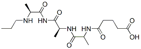 CAS 登录号：83808-39-3， 4-[[(1S)-1-[[(1S)-1-[[(2S)-2-丙基氨基丙酰]氨基甲酰]乙基]氨基甲酰]乙基]氨基甲酰]丁酸