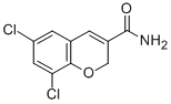 CAS#: 83823-24-9, 6,8-Dichloro-2H-1-Benzopyran-3-Carboxamide