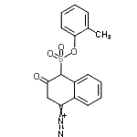 CAS#: 83846-93-9, 2-Methylphenyl 4-diazo-2-oxo-1,2,3,4-tetrahydro-1-naphthalenesulfonate