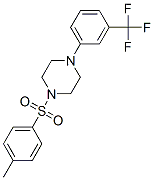 CAS 登录号：83863-48-3， 1-(对甲苯基磺酰基)-4-[3-(三氟甲基)苯基]哌嗪
