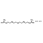 CAS#: 83898-09-3, 1,1'-[Iminobis(2,1-ethanediylimino-2,1-ethanediyl)]diguanidine dihydrochloride