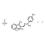 CAS#: 83949-68-2, 1,3,3-Trimethyl-2-[methyl(4-methylphenyl)carbonohydrazonoyl]-3H-indolium hydrogen phosphate (1:2:1)