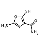 CAS#: 83990-20-9, 2-Methyl-5-sulfanyl-1,3-oxazole-4-carboxamide