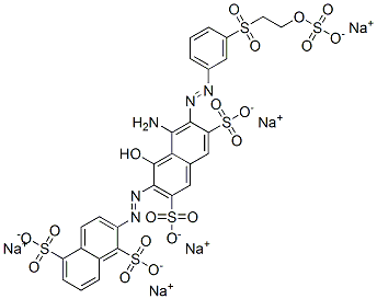 CAS#: 84000-68-0, Pentasodium 2-[[8-Amino-1-Hydroxy-3,6-Disulphonato-7-[[3-[[2-(Sulphonatooxy)Ethyl]Sulphonyl]Phenyl]Azo]-2-Naphthyl]Azo]Naphthalene-1,5-Disulphonate