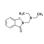 CAS#: 84012-58-8, 2-[(Diethylamino)methyl]-1,2-benzothiazol-3(2H)-one
