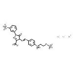 CAS 登录号：84030-06-8， 氢钠5-氧代-4-[(4-{[2-(磺酸氧基)乙基]磺酰基}苯基)偶氮]-1-(3-磺酸苯基)-4,5-二氢-1H-吡唑-3-羧酸酯(1:2:1)