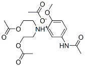 CAS#: 84030-51-3, (5-Acetamido-2-Methoxyphenyl)Bis(2-Acetoxyethyl)Ammonium Acetate