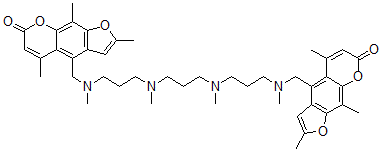 CAS#: 84067-18-5, 1,15-Bis(4'-Trioxsalen)-2,6,10,14-Tetramethyl-2,6,10,14-Tetrazapentadecane
