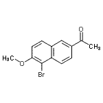 CAS#: 84167-74-8, 1-(5-Bromo-6-methoxy-2-naphthyl)ethanone