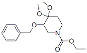 CAS 登录号：84176-72-7， 4,4-二甲氧基-3-(苯基甲氧基)哌啶-1-羧酸乙酯